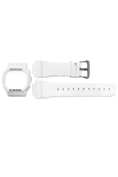 Casio G-Shock กรอบและสาย รุ่น DW-5600FS-7 (สีขาว)